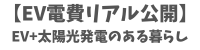 【EV電費リアル公開】EV+太陽光発電のある暮らし